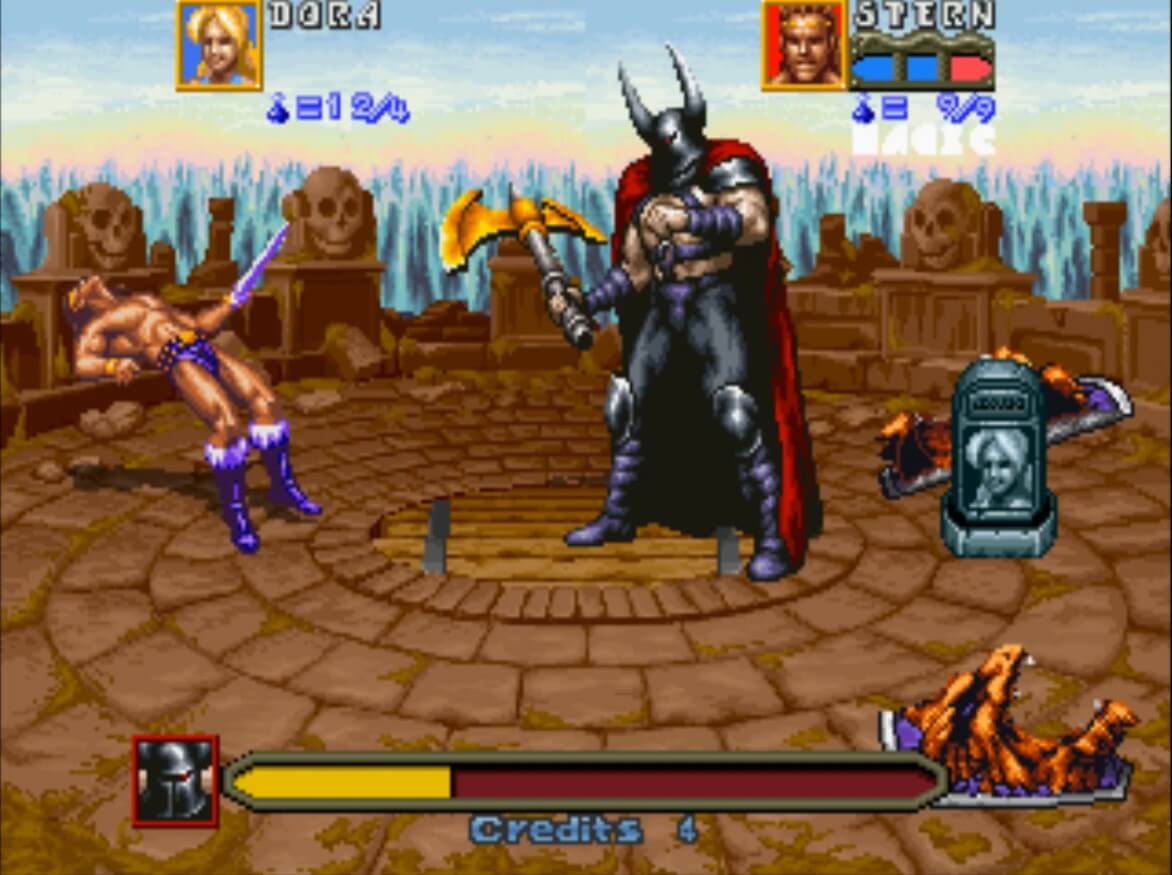 Golden Axe The Revenge of Death Adder - геймплей игры Arcade